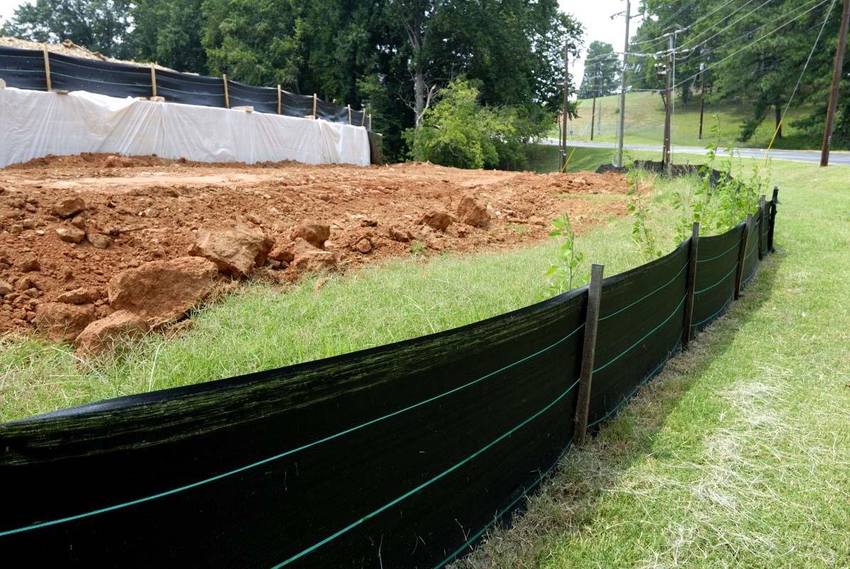 Silt fence site preparation in ct code stamford